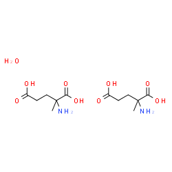 ChemSpider 2D Image | 2-Methylglutamic acid hydrate (2:1) | C12H24N2O9