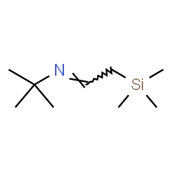 ChemSpider 2D Image | (1E)-N-(2-Methyl-2-propanyl)-2-(trimethylsilyl)ethanimine | C9H21NSi