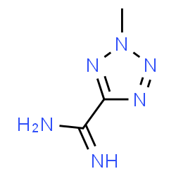 ChemSpider 2D Image | 2-Methyl-2H-tetrazole-5-carboximidamide | C3H6N6