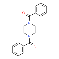 ChemSpider 2D Image | 1,4-Dibenzoylpiperazine | C18H18N2O2