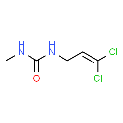 ChemSpider 2D Image | 1-(3,3-Dichloro-2-propen-1-yl)-3-methylurea | C5H8Cl2N2O