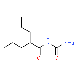 ChemSpider 2D Image | N-(2-propylpentanoyl)urea | C9H18N2O2