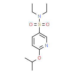 ChemSpider 2D Image | N,N-Diethyl-6-isopropoxy-3-pyridinesulfonamide | C12H20N2O3S
