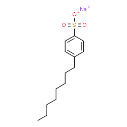 ChemSpider 2D Image | Sodium 4-octylbenzenesulfonate | C14H21NaO3S