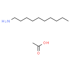 ChemSpider 2D Image | decylammonium acetate | C12H27NO2