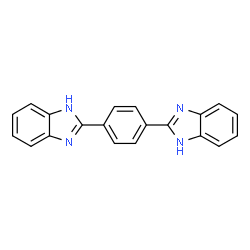 ChemSpider 2D Image | 1,4-Bis(1H-benzo[d]imidazol-2-yl)benzene | C20H14N4
