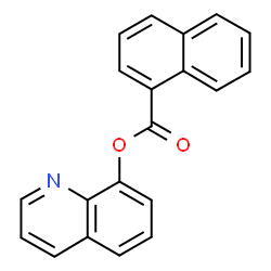 ChemSpider 2D Image | 8-Quinolinyl 1-naphthoate | C20H13NO2