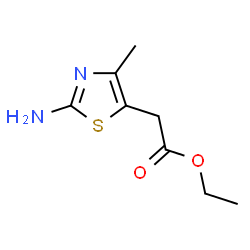 ChemSpider 2D Image | Ethyl 2-(2-amino-4-methylthiazol-5-yl)acetate | C8H12N2O2S