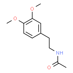 ChemSpider 2D Image | N-[2-(3,4-Dimethoxyphenyl)ethyl]acetamide | C12H17NO3