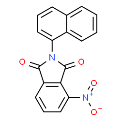 ChemSpider 2D Image | 2-Naphthalen-1-yl-4-nitro-isoindole-1,3-dione | C18H10N2O4