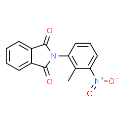 ChemSpider 2D Image | 2-(2-methyl-3-nitrophenyl)isoindole-1,3-dione | C15H10N2O4