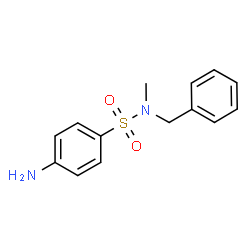 ChemSpider 2D Image | 4-Amino-N-benzyl-N-methylbenzenesulfonamide | C14H16N2O2S