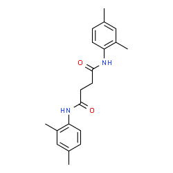 ChemSpider 2D Image | N,N'-Bis(2,4-dimethylphenyl)succinamide | C20H24N2O2