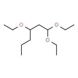 ChemSpider 2D Image | 1,1,3-Triethoxyhexane | C12H26O3