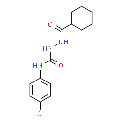 ChemSpider 2D Image | N-(4-Chlorophenyl)-2-(cyclohexylcarbonyl)hydrazinecarboxamide | C14H18ClN3O2