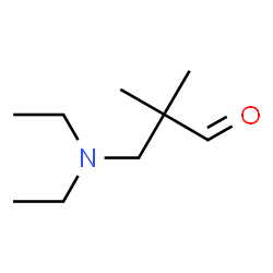 ChemSpider 2D Image | Diethylaminopivalaldehyde | C9H19NO