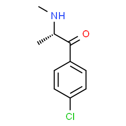 ChemSpider 2D Image | (2S)-1-(4-Chlorophenyl)-2-(methylamino)-1-propanone | C10H12ClNO