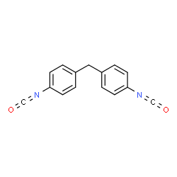 ChemSpider 2D Image | 4,4'-Methylenediphenylene diisocyanate | C15H10N2O2
