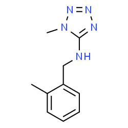 ChemSpider 2D Image | 1-Methyl-N-(2-methylbenzyl)-1H-tetrazol-5-amine | C10H13N5
