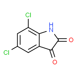 ChemSpider 2D Image | 5,7-Dichloroisatin | C8H3Cl2NO2