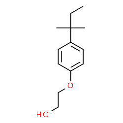 ChemSpider 2D Image | 2-(p-tert-Amylphenoxy)ethanol | C13H20O2