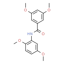 ChemSpider 2D Image | N-(2,5-Dimethoxyphenyl)-3,5-dimethoxybenzamide | C17H19NO5