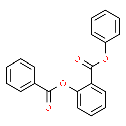 ChemSpider 2D Image | Phenyl 2-(benzoyloxy)benzoate | C20H14O4