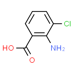 ChemSpider 2D Image | 3-Chloroanthranilic Acid | C7H6ClNO2
