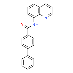 ChemSpider 2D Image | N-(8-Quinolinyl)-4-biphenylcarboxamide | C22H16N2O