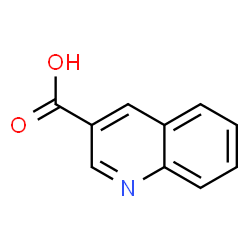 ChemSpider 2D Image | 3-Quinolinecarboxylic acid | C10H7NO2