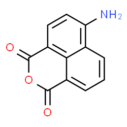 ChemSpider 2D Image | 4-Amino-1,8-naphthalic anhydride | C12H7NO3