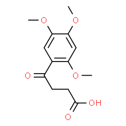ChemSpider 2D Image | 4-(2,4,5-trimethoxyphenyl)-4-oxobutyric acid | C13H16O6