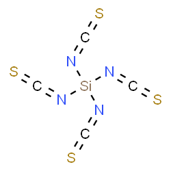 ChemSpider 2D Image | Tetraisothiocyanatosilane | C4N4S4Si