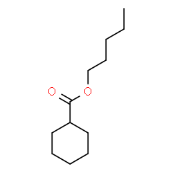ChemSpider 2D Image | Pentyl cyclohexanecarboxylate | C12H22O2