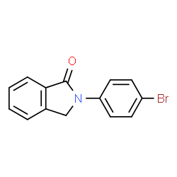 ChemSpider 2D Image | 2-(4-Bromophenyl)-1-isoindolinone | C14H10BrNO