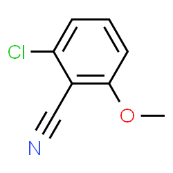 ChemSpider 2D Image | 2-Chloro-6-methoxybenzonitrile | C8H6ClNO