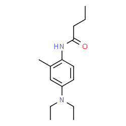 ChemSpider 2D Image | N-[4-(Diethylamino)-2-methylphenyl]butanamide | C15H24N2O