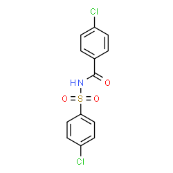 ChemSpider 2D Image | 4-Chloro-N-[(4-chlorophenyl)sulfonyl]benzamide | C13H9Cl2NO3S