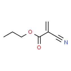 ChemSpider 2D Image | Propyl cyanoacrylate | C7H9NO2