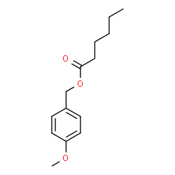 ChemSpider 2D Image | 4-Methoxybenzyl hexanoate | C14H20O3