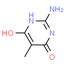 ChemSpider 2D Image | 2-amino-5-methylpyrimidine-4,6-diol | C5H7N3O2