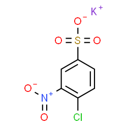 ChemSpider 2D Image | Potassium 4-chloro-3-nitrobenzenesulfonate | C6H3ClKNO5S