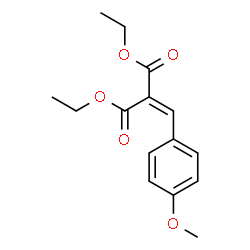 ChemSpider 2D Image | Diethyl 4-methoxybenzalmalonate | C15H18O5