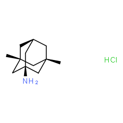 ChemSpider 2D Image | (1s,3R,5S,7r)-3,5-Dimethyl-1-adamantanamine hydrochloride (1:1) | C12H22ClN