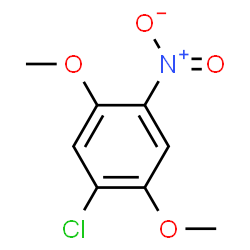ChemSpider 2D Image | 2,5-dimethoxy-4-nitrochlorobenzene | C8H8ClNO4