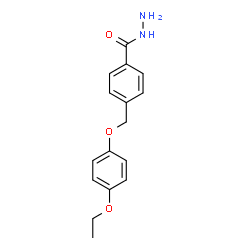 ChemSpider 2D Image | 4-(4-ETHOXYPHENOXYMETHYL)BENZOHYDRAZIDE | C16H18N2O3