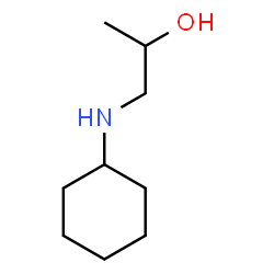 ChemSpider 2D Image | 1-(Cyclohexylamino)-2-propanol | C9H19NO