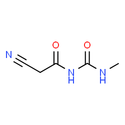 ChemSpider 2D Image | 1-Methylcyanoacetylurea | C5H7N3O2