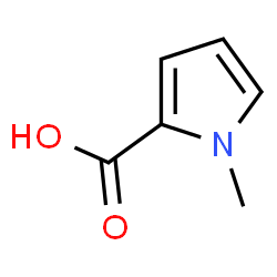 ChemSpider 2D Image | 1-Methyl-2-pyrrolecarboxylic acid | C6H7NO2