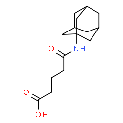 ChemSpider 2D Image | 4-[(adamantan-1-yl)carbamoyl]butanoic acid | C15H23NO3
